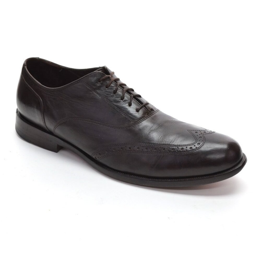 Men Cole Haan Air Pitney Brown Wingtip Oxford 11.5 D